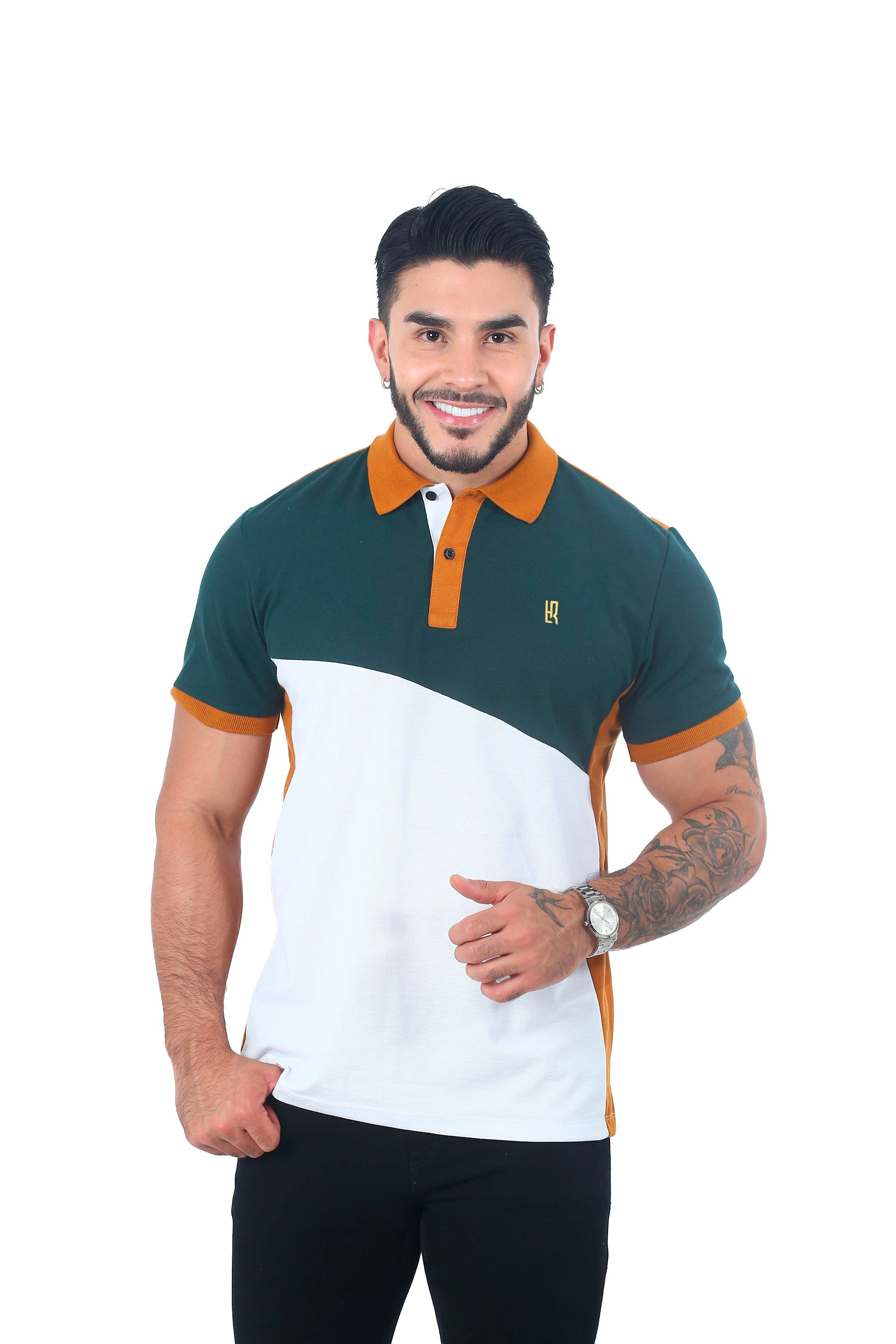 Camiseta polo combinada sales