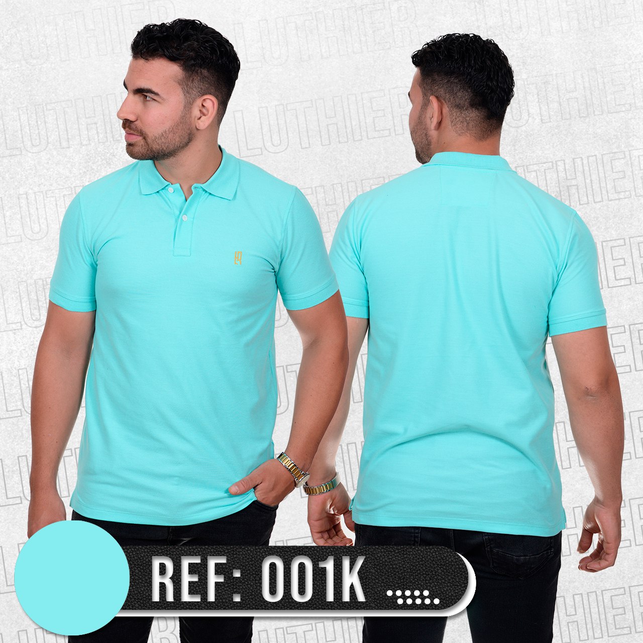 Camiseta Polo Básica MENTA-001K