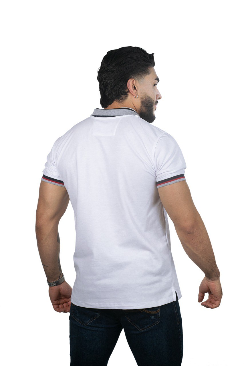 Camiseta Polo Básica BLANCO-001F
