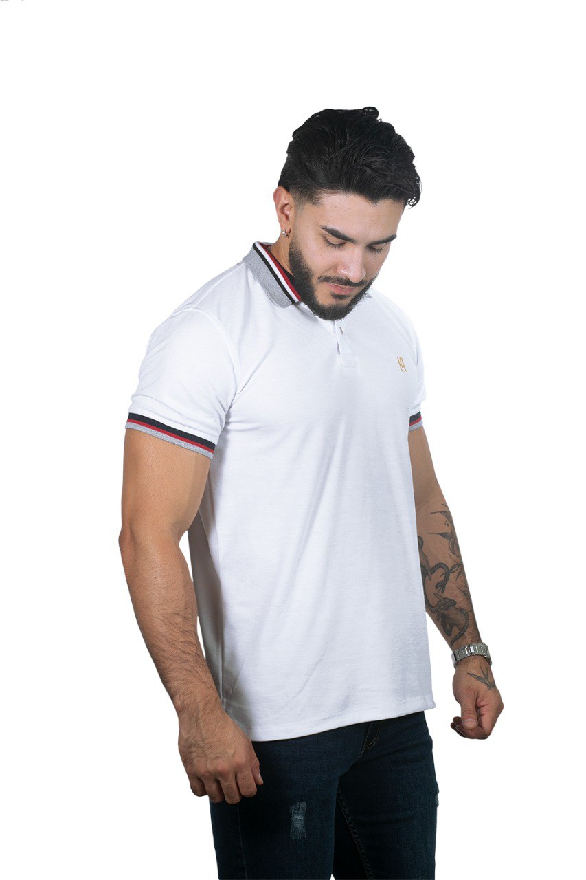 Camiseta Polo Básica BLANCO-001F