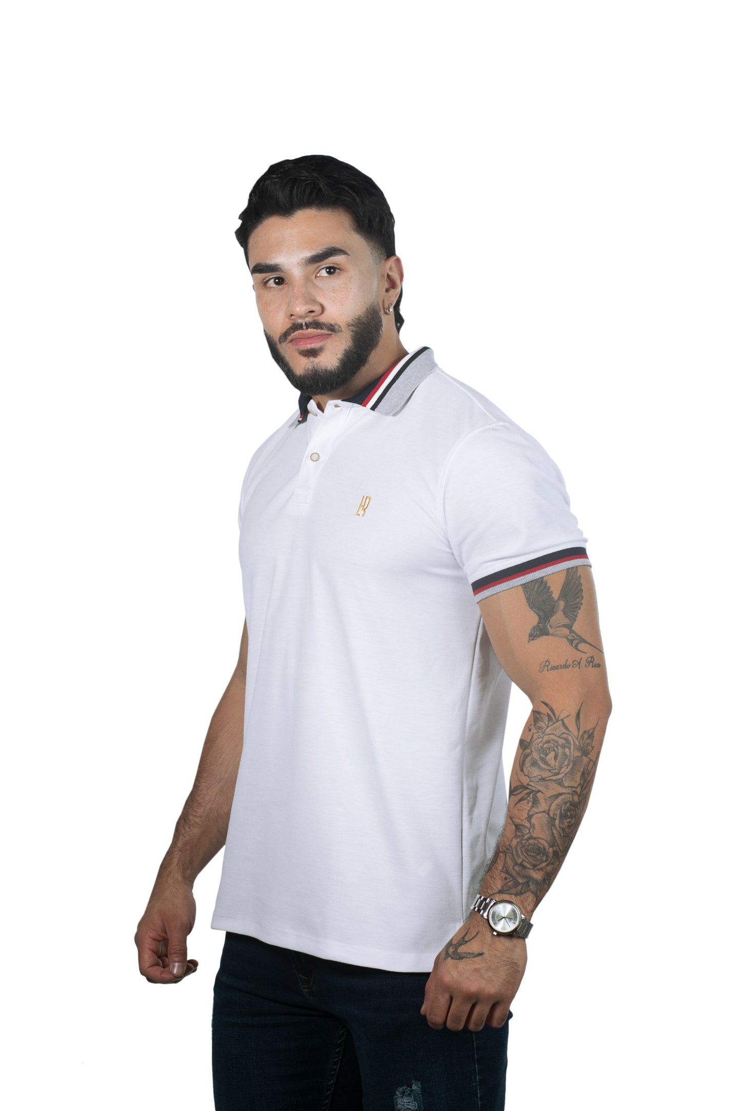 Camiseta Polo Básica BLANCO-001F